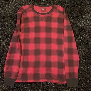 Old navy mens large Buffalo plaid thermal. In perfect condition